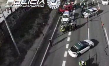 Detenido un conductor drogado que embistió a la Policía durante una persecución de película en Madrid 