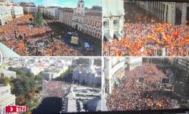 Jornada histórica de protestas contra Sánchez en toda España con cerca de un millón de personas en Madrid, según el PP
