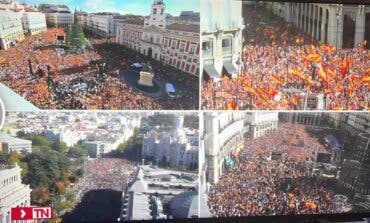 Jornada histórica de protestas contra Sánchez en toda España con cerca de un millón de personas en Madrid, según el PP