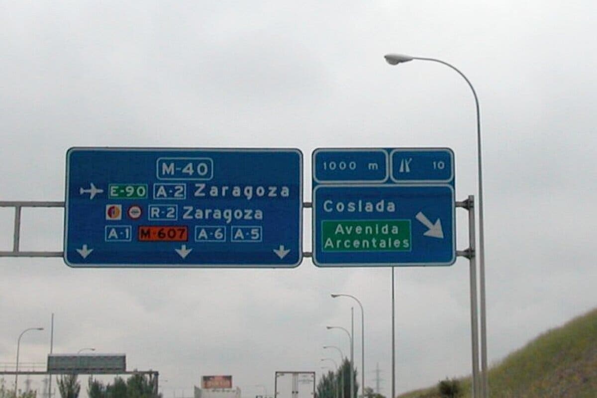 Confirmados los desvíos de tráfico en el acceso a Coslada a través de la rotonda de Arcentales desde la M-40