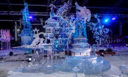 Esta es la escultura ganadora del Ice Festival de Torrejón de Ardoz 