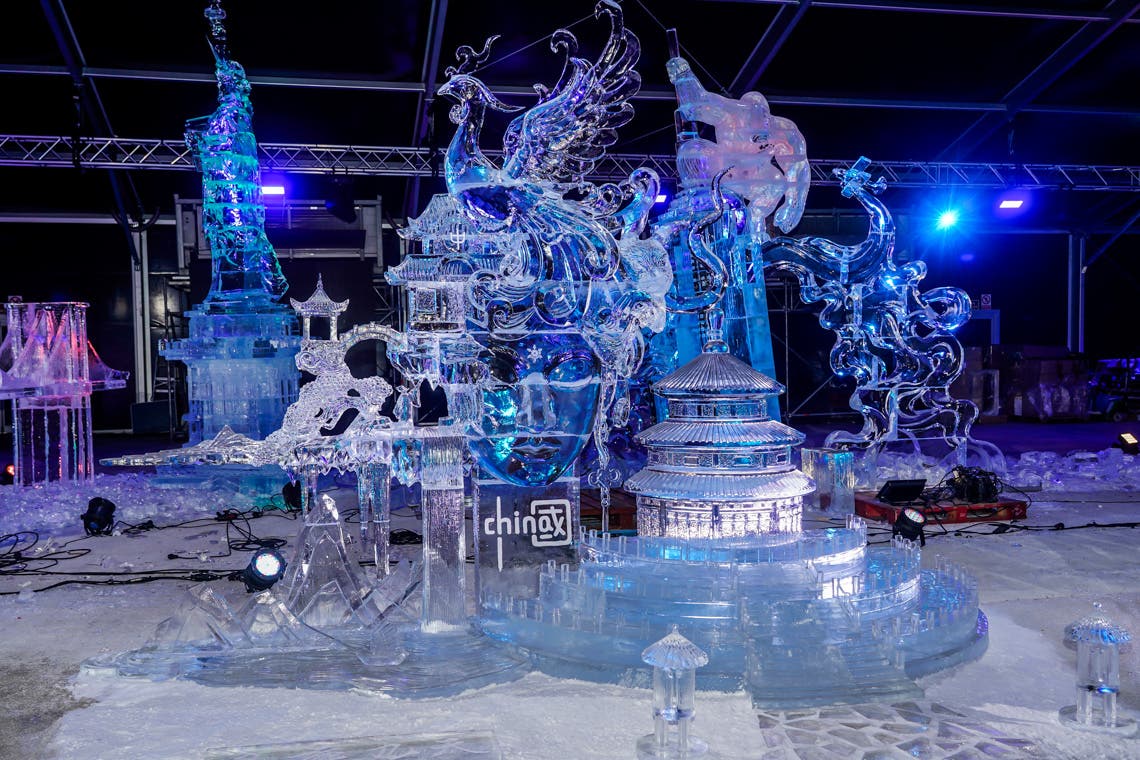 Esta es la escultura ganadora del Ice Festival de Torrejón de Ardoz 