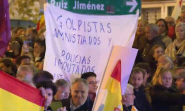 El octavo día de protestas en Ferraz acabó con un detenido y sin incidentes graves