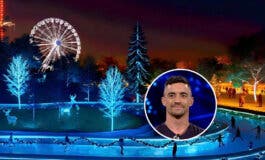Mágicas Navidades de Torrejón: El campeón mundial Javier Fernández diseña la nueva pista de hielo sobre un lago