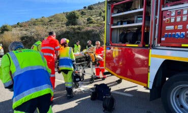 Dos muertos y cuatro heridos graves en un choque frontal en Santa María de la Alameda