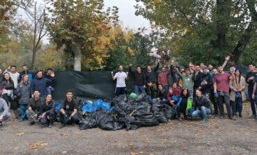 Coslada: Retiran casi dos toneladas de toallitas de baño de la ribera del río Jarama