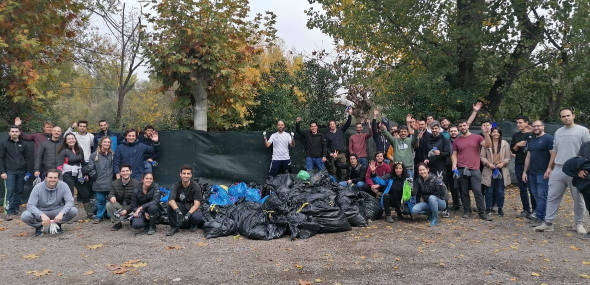 Coslada: Retiran casi dos toneladas de toallitas de baño de la ribera del río Jarama