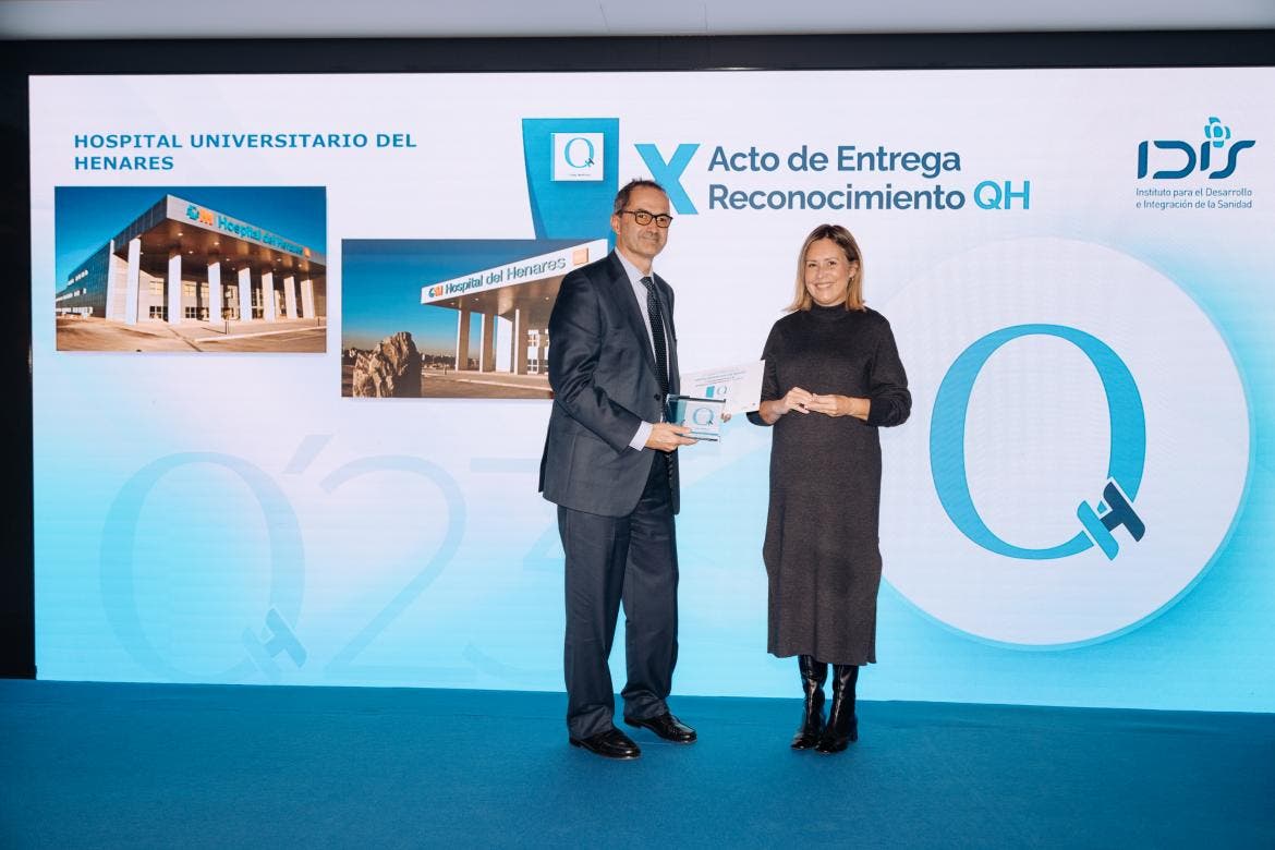 El Hospital del Henares recibe el Reconocimiento QH a la calidad en la gestión sanitaria