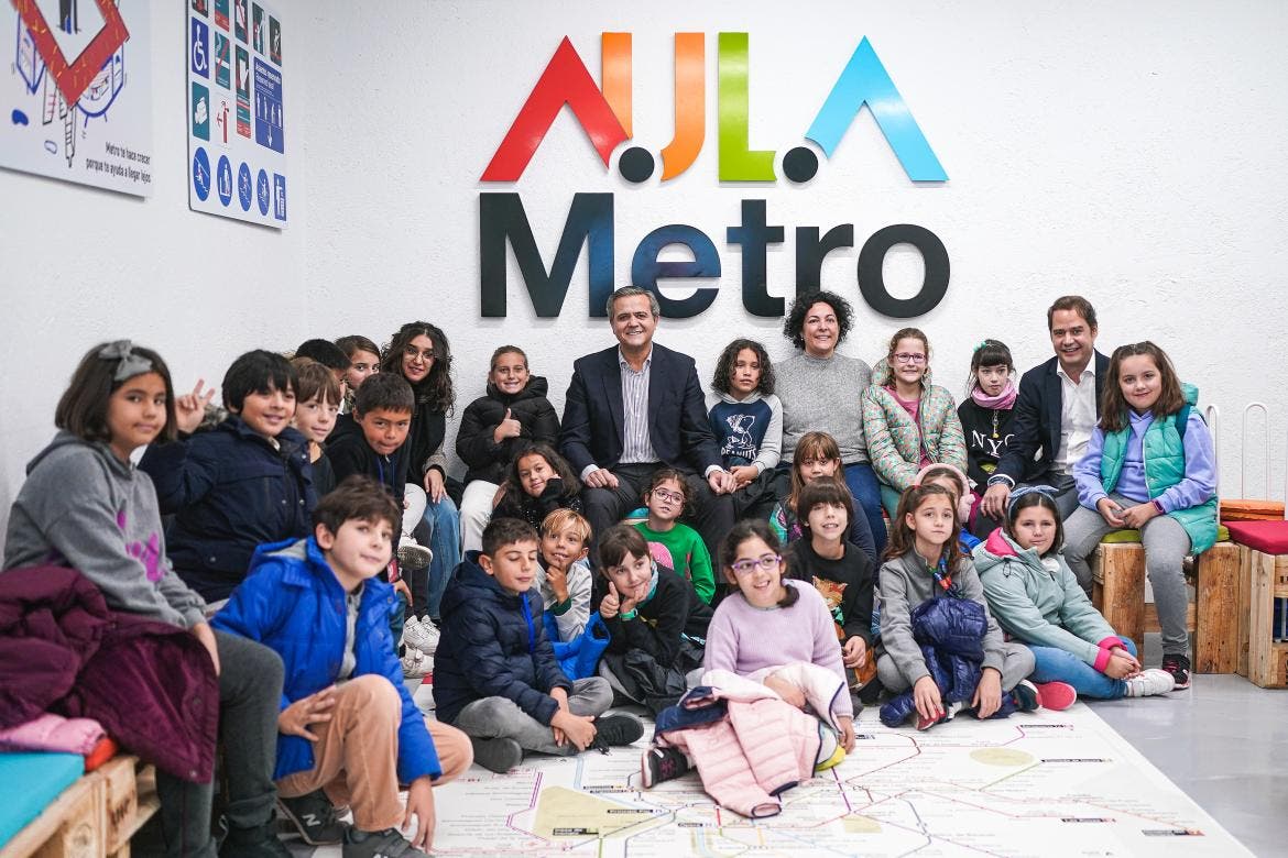 La Comunidad de Madrid inaugura una nueva edición del proyecto AulaMetro