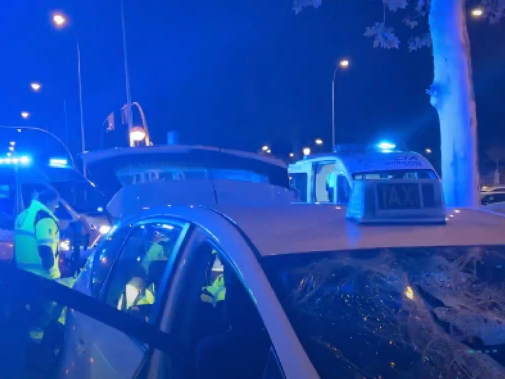 Herido grave un hombre tras ser atropellado por un taxi en Madrid 