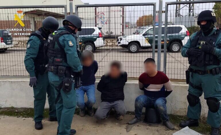 Desmantelan en Cabanillas una nave con más de 9.000 plantas de marihuana y detienen a tres chinos escondidos en un túnel