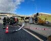 La pericia del piloto estrellado este viernes en la M-40 evitó una tragedia