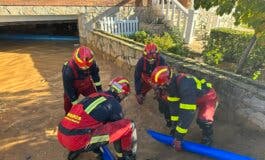 Inundaciones en Camarma de Esteruelas por el desbordamiento del arroyo Camarmilla