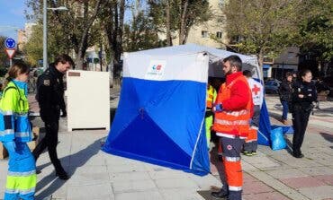 Recuperan de una parada cardiaca en Coslada a un hombre tras caer desplomado en plena calle