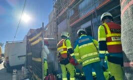 En estado crítico un trabajador de 45 años tras caerse de un andamio en Madrid 