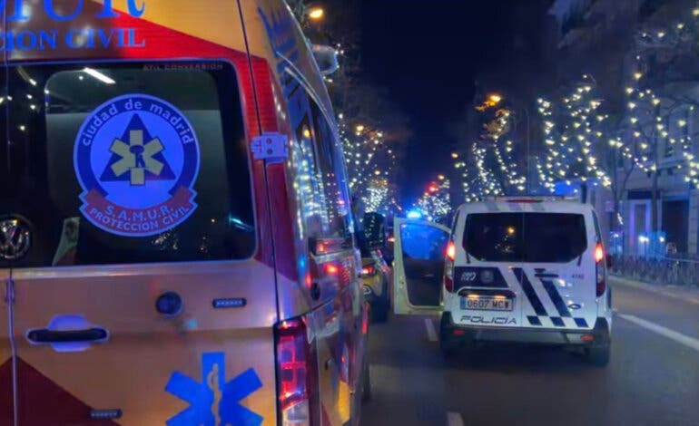 Herido grave un hombre de 54 años tras ser atropellado en la calle Ferraz de Madrid