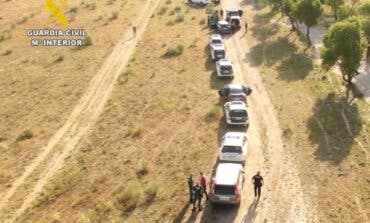 Operación policial en Mejorada del Campo contra las viviendas ilegales construidas en terreno protegido