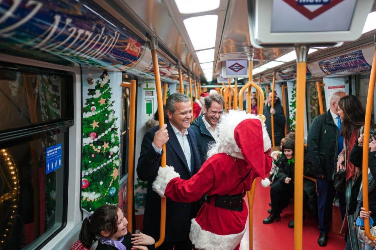 El Tren de la Navidad de Metro llega este año a MetroSur