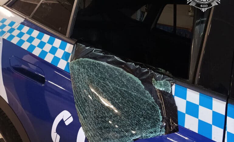 Detenido en Guadalajara un conductor que agredió a los agentes tras negarse a soplar 