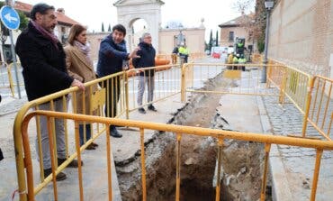 Hallados restos de la antigua muralla de Alcalá de Henares junto a la Puerta de Madrid