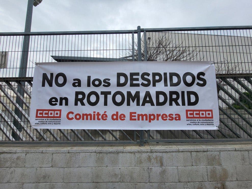 Trabajadores de Rotomadrid en Torrejón de Ardoz temen el cierre total de la imprenta 