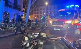 Herido grave un hombre de 75 años tras ser atropellado por una moto en Madrid 