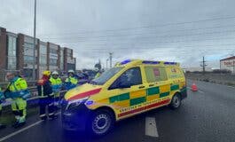 Muere un ciclista en un accidente con un camión implicado en la M-506, en Pinto 