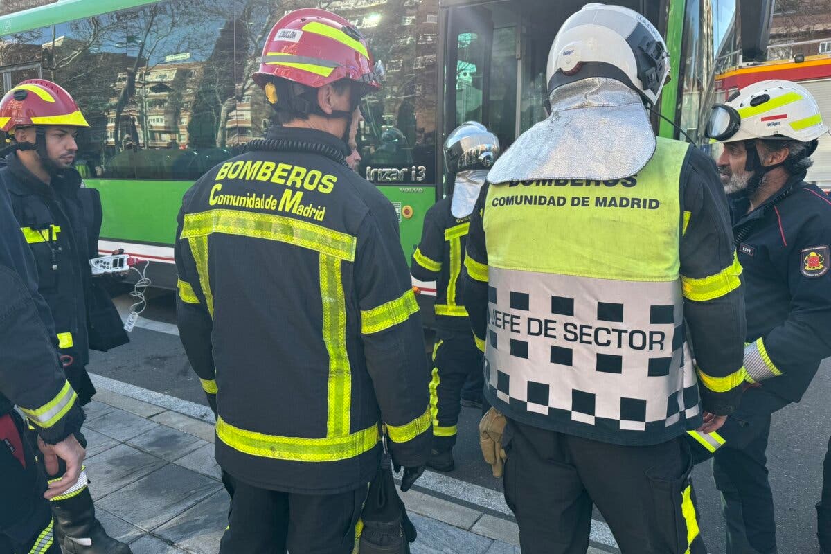 Herida grave una mujer de 76 años traer ser atropellada por un autobús interurbano en Leganés 