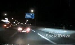 Buscan a un conductor kamikaze que huyó a pie tras chocar contra un taxi en la A-1