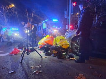 Herido grave un joven de 23 años tras sufrir un accidente de patinete en Ciudad Lineal