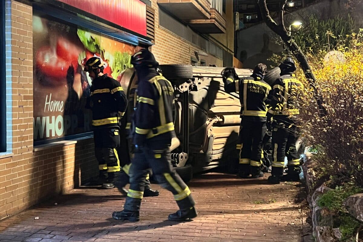 Herida grave una mujer tras ser atropellada en Madrid por un coche que huía de la Policía