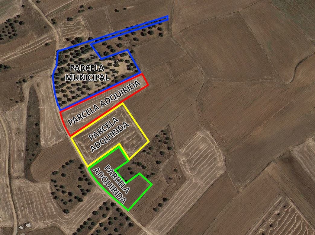 Ajalvir compra tres fincas para crear un gran espacio verde de 24.000 metros cuadrados 