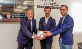 Movistar Inter celebra la construcción de la Ciudad Deportiva de la RFFM en Torrejón: «Un día histórico para el deporte y la sociedad torrejonera»