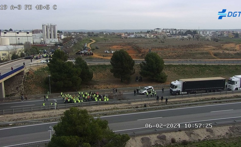 Huelga de tractores: Varias carreteras afectadas en Madrid por las protestas de los agricultores 