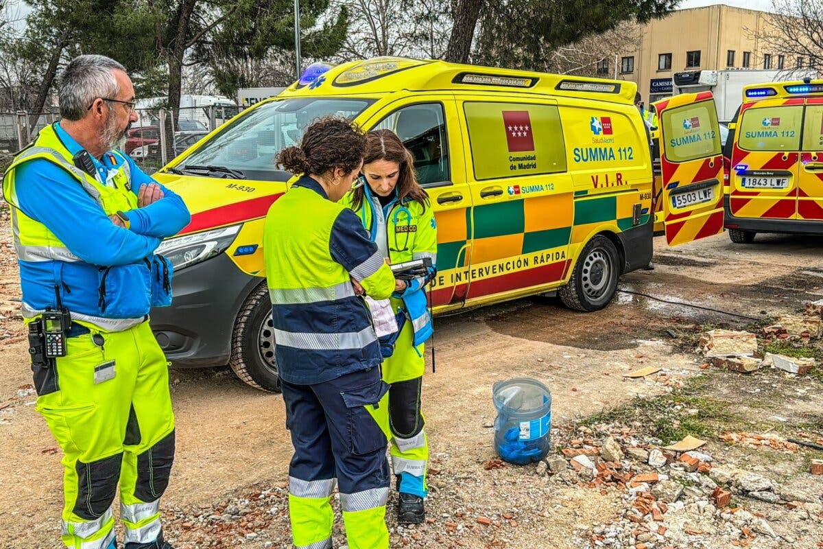 Muere un trabajador aplastado por una viga en San Fernando de Henares