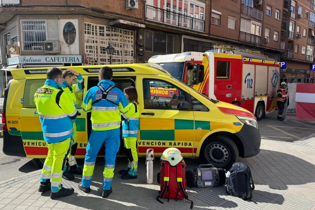 Muere un obrero de 45 años tras caerle encima un muro de hormigón en Madrid 