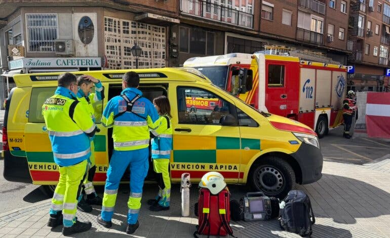 Muere un obrero de 45 años tras caerle encima un muro de hormigón en Madrid 
