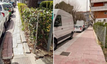 Antes y después: el impresionante cambio de varias aceras de Torrejón tras su reforma 