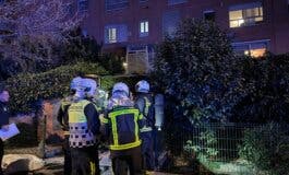 Cinco personas atendidas en el incendio de una vivienda en Alcalá de Henares