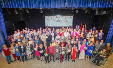 Torrejón rinde homenaje por San Valentín a las parejas con 50 años de convivencia