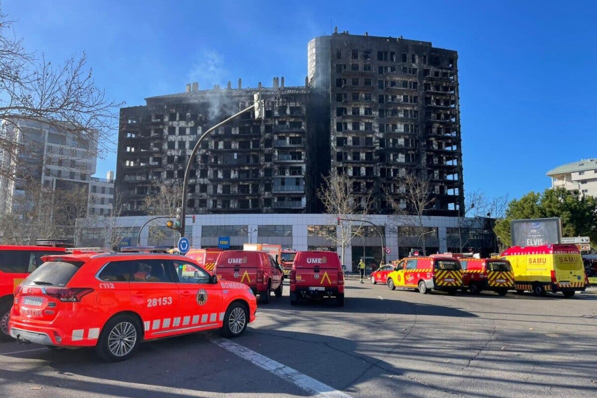 Desvelado el posible origen del incendio de Valencia en el que murieron 10 personas