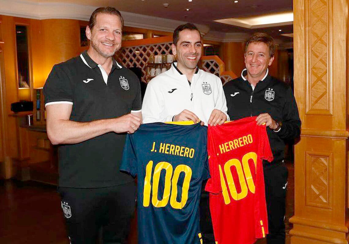 Torrejón: Jesús Herrero llega a los 100 partidos con la selección española de fútbol sala