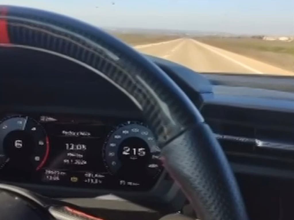Pillado tras publicar un vídeo conduciendo a 215 km/h en un tramo de 90 a la altura de Aranjuez 