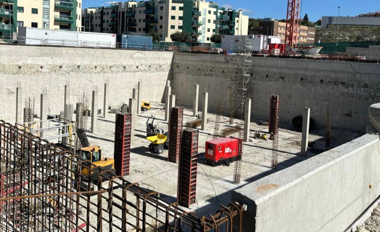 Comienza a levantarse la estructura del nuevo cuartel de la Guardia Civil de Arganda