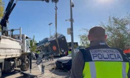 Cae una banda que trató de arrollar a varios policías en Alcalá de Henares tras arrancar un cajero de cuajo 