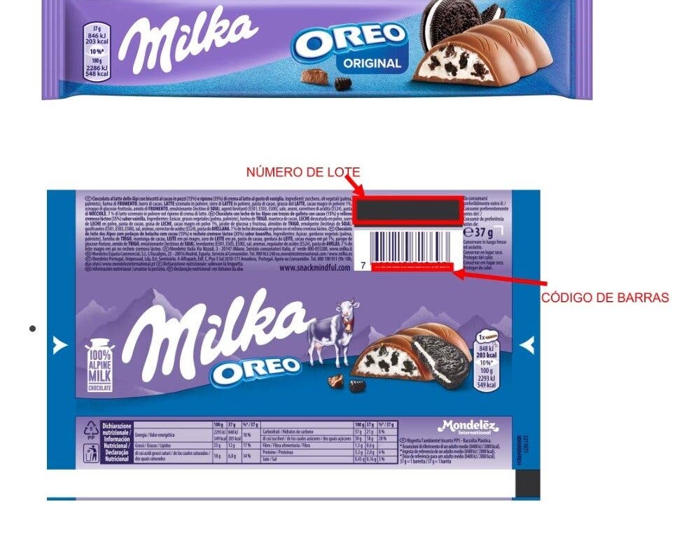 Ordenan retirar estas chocolatinas Milka tras alertar Madrid de la posible presencia de «fragmentos de plástico»