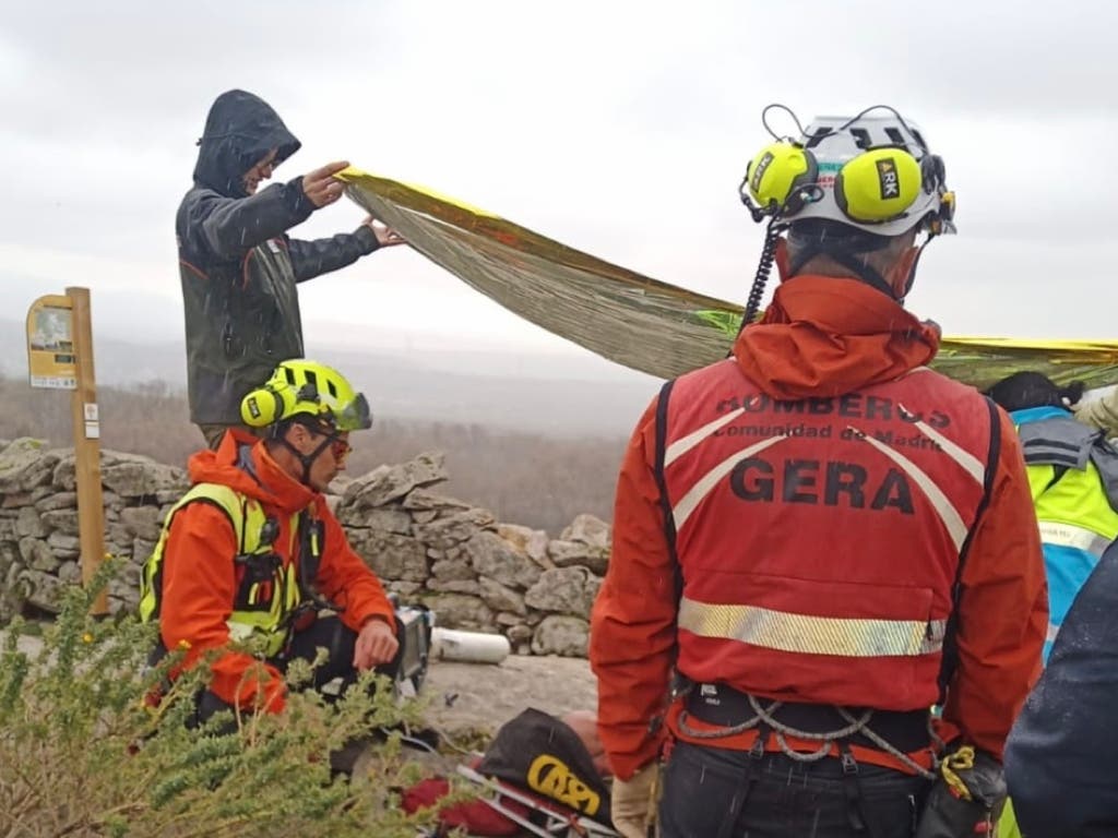Un senderista de 78 años sufre un ictus mientras caminaba por la Sierra de Madrid