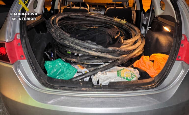 Desarticulada en Guadalajara una banda rumana dedicada al robo de cable telefónico