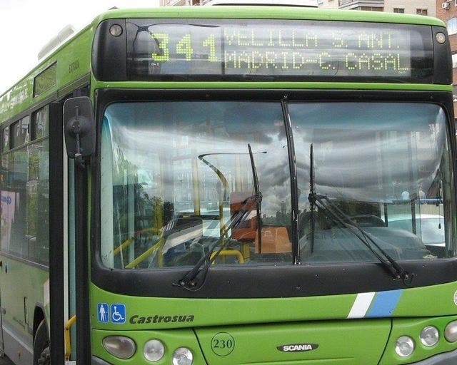Mejoras en la línea de autobús 341 que une Mejorada y Velilla con Madrid 