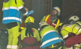 Herido muy grave un trabajador tras caer desde tres metros de altura en una obra en Collado Villalba